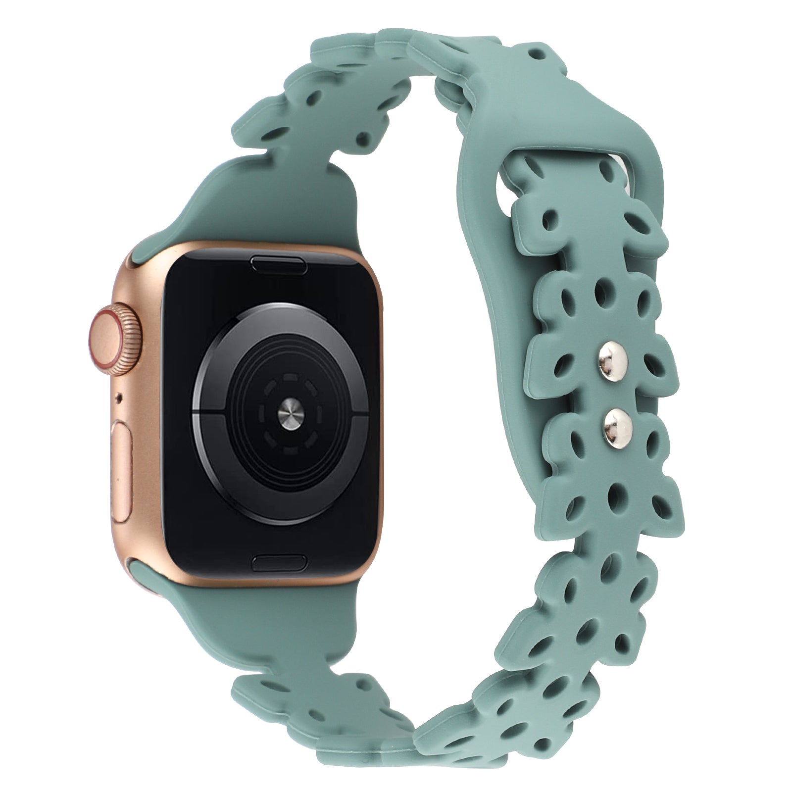For Apple Watch Series 9 8 7 41mm 6 5 4 SE (2022) SE (2023) SE 40mm 3 2 1 38mm Hollow Watchband Butterfly Shape Silicone Strap For Apple Watch Series 9 8 7 41mm 6 5 4 SE (2022) SE (2023) SE 40mm 3 2 1 38mm Hollow Watchband Butterfly Shape Silicone Strap